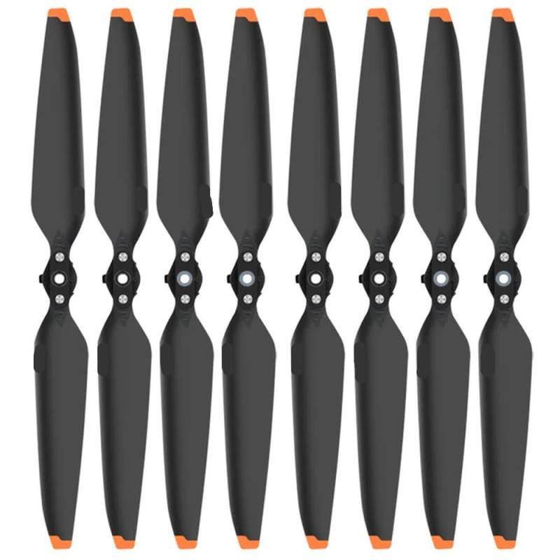 Schnellspanner-Propeller-Ersatz, 3 Pro, 3 Cine 3 Classic 9453F, faltbares Drohnenzubehör, kompatibel mit Serie 4 oder 8 Stück(Black Orange 8pcs) von MFHgLKT