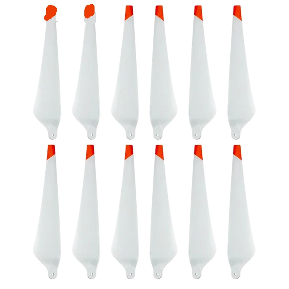 Zusammenklappbare Propeller aus Kohlefaser-Kunststoff-Mix, kompatibel mit landwirtschaftlichen Sonnenschutzdrohnen der T30-Drohne, CW-CCW-Propeller-Set(6pcs CW and 6pcs CCW) von MFHgLKT