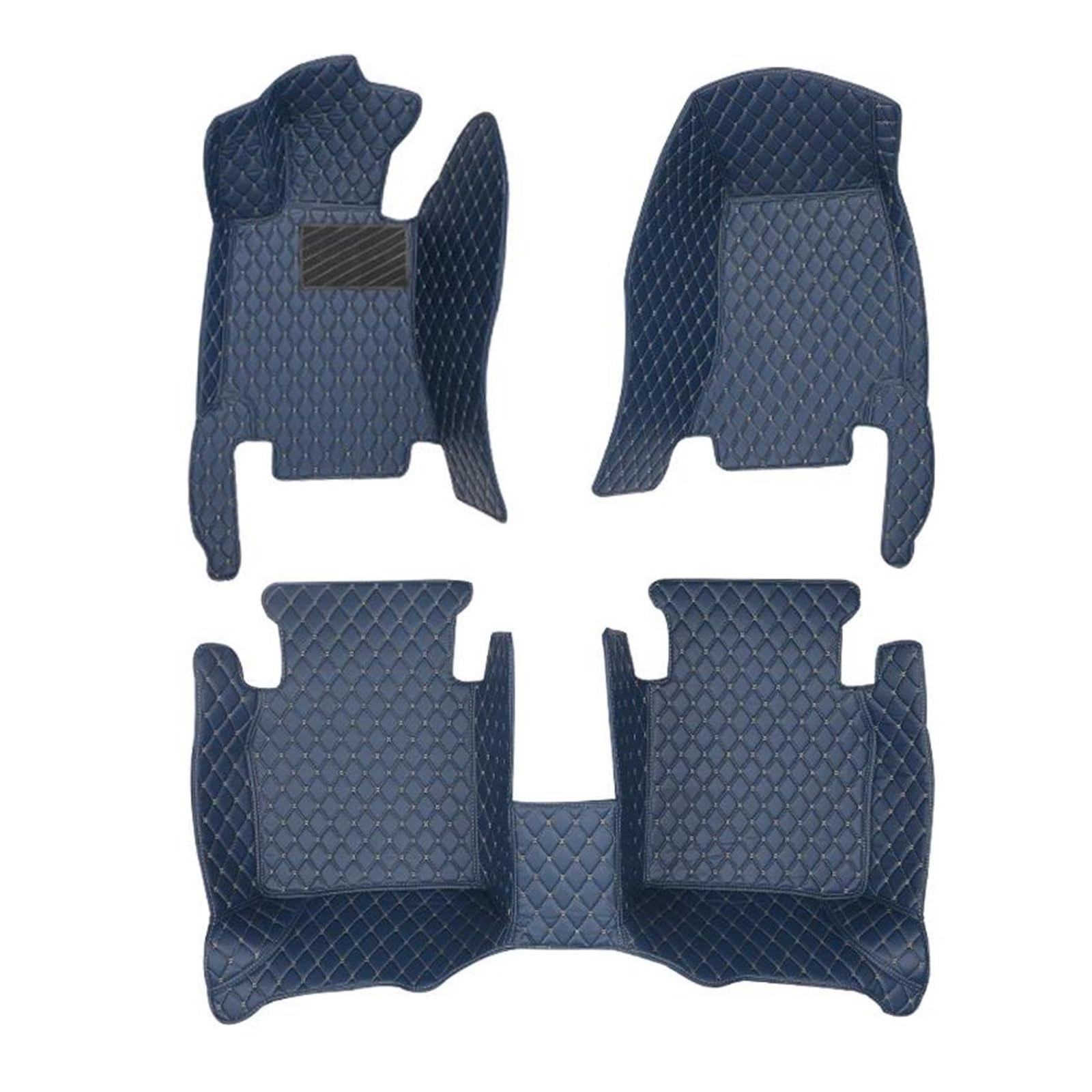 Auto Ersatz Autofußmatten Für MG 4 2021 2022 2023-2024 Auto Innenausstattung Zubehör(Komplettes Set-Blau) von MFTGRS