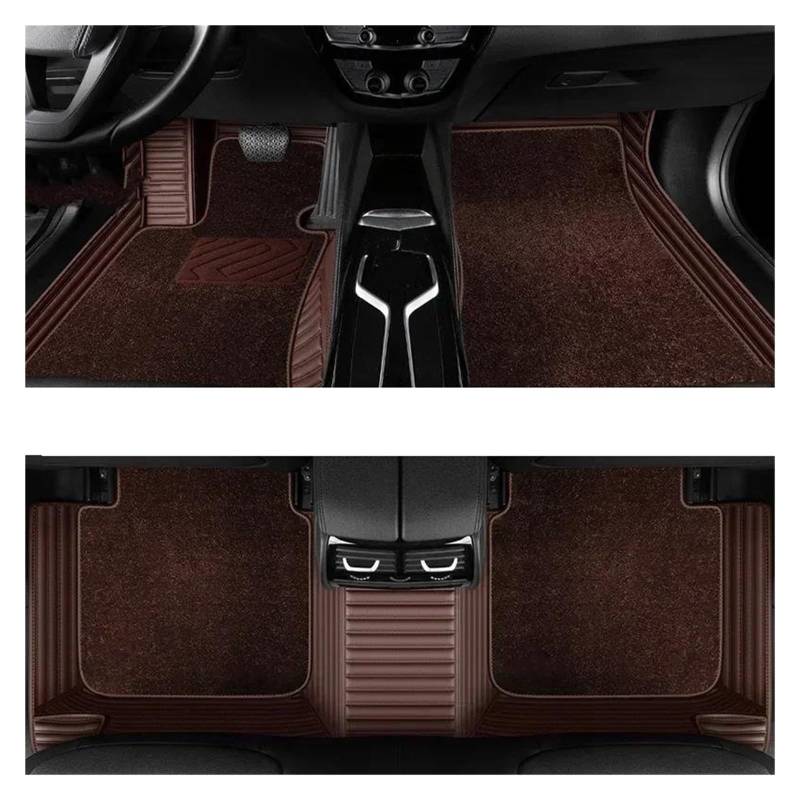 Auto Für Kodiaq 7 Seat 2016 2017 2018 2019 2020 2021 2022-2023 Zubehör Auto Kofferraummatten Laderaumwanne Autoinnenraum Zubehör(Kaffee) von MFTGRS