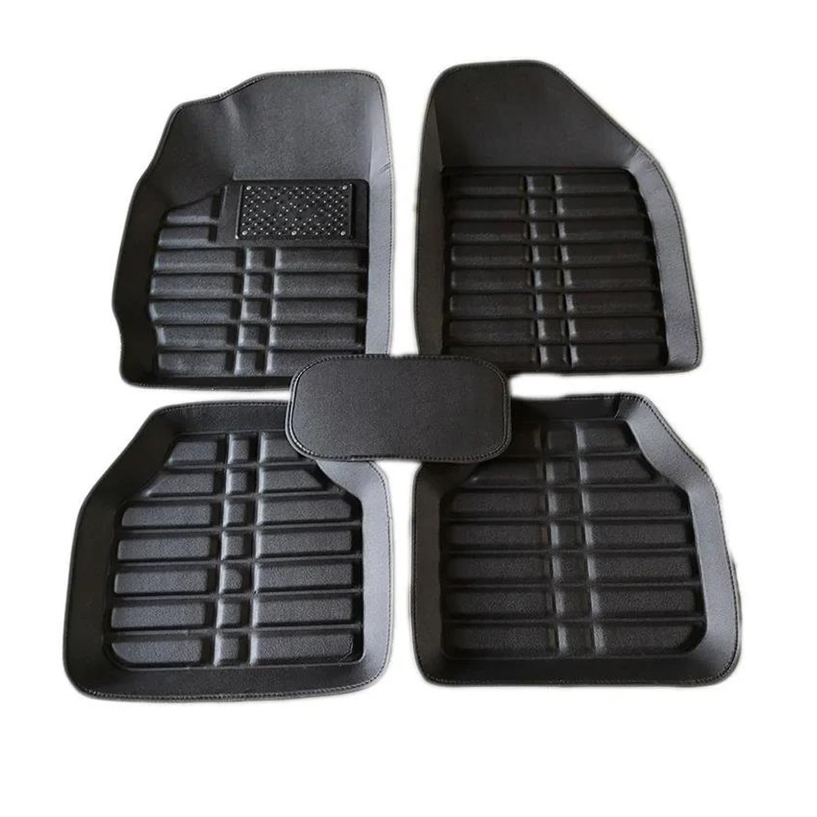 Auto Für Suzuki Für Samurai Für Santana SJ410 SJ413 Für Splash 1 Set Zubehör Ersatz Autofußmatten Zubehör(Schwarz) von MFTGRS