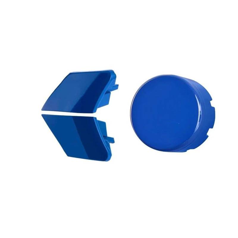 Für B&MW M3 M4 M5 M6 X5M F10 F15 F30 F34 F36 F16 2015-2019 Auto Lenkradknopf Motorstartschalterknopf(3 Stück blau) von MFTGRS