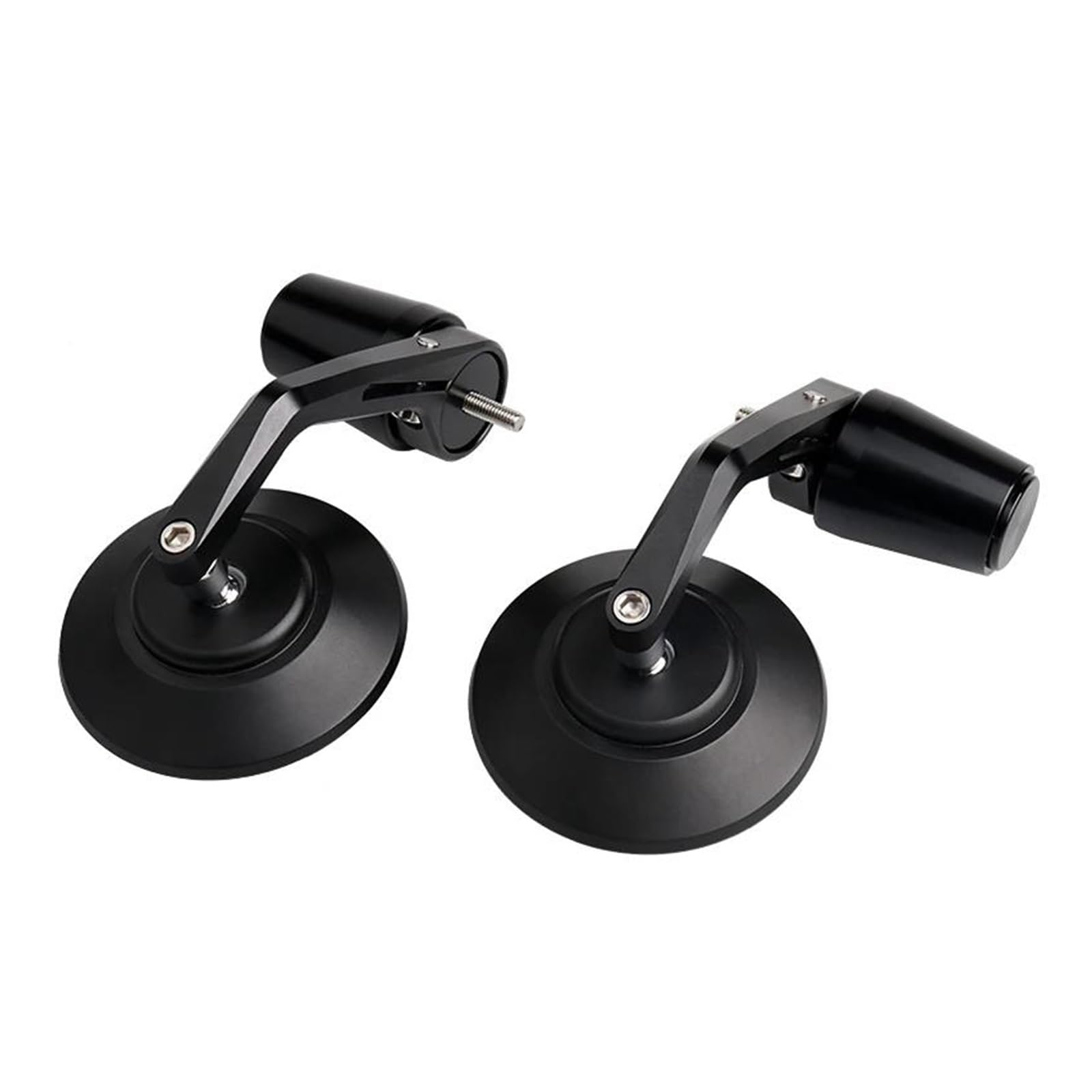 Motorradspiegel-Set Motorradlenker Rückspiegel Balance Schiebergriff Stecker Seitenspiegel Für Primavera 125 GTS300 GTV Für Sprint 150(Schwarz) von MFTGRS