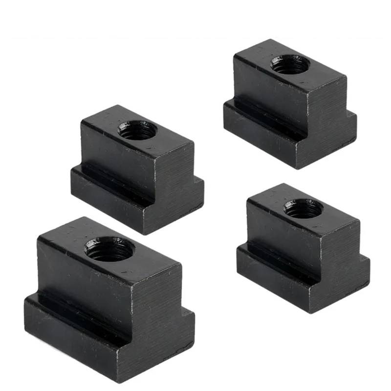 Premium Schrauben Kohlenstoffstahl T-Nutenstein M6 M8 M10 M12 M14 M16 M18 M20 Blockschlitz Schiebermuttern Klemmtisch Fräsmaschine T-Nut 2 Stück M8(4pcs,M12) von MFUPR