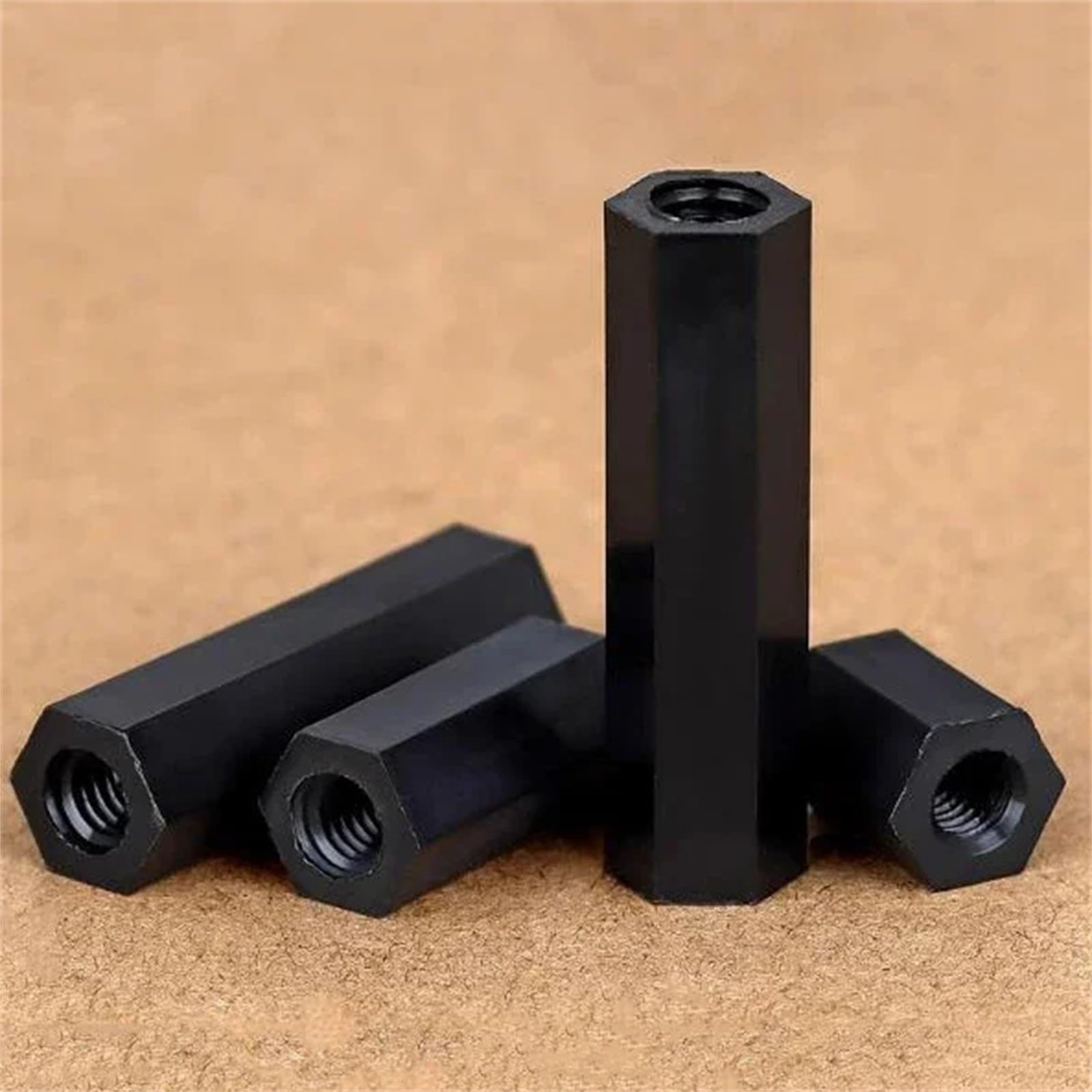 Premium-Schrauben M2 M3 M4 Nylon-Sechskant-Abstandshalter, weiblich, Kunststoff, doppelter Durchgang, schwarz/weiß, Sechskantgewinde, Motherboard-Isolationssäule, 6 mm, M3, 200 Stück, weiß(12mm,M2 200 von MFUPR