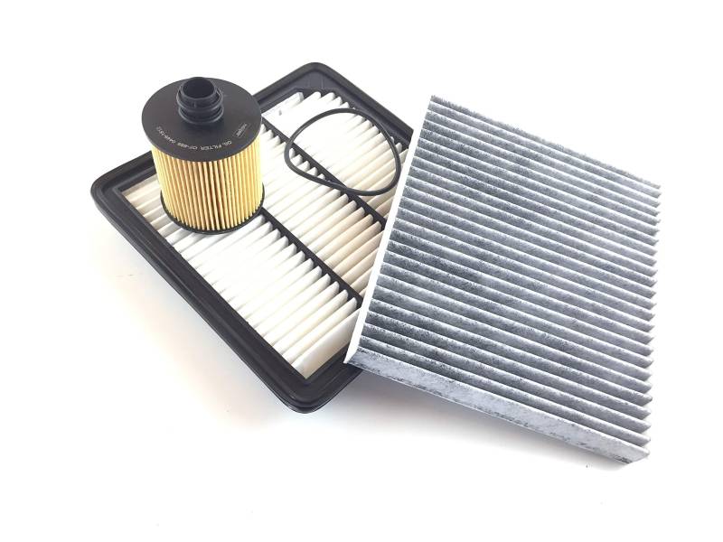 Filter Set Ölfilter Luftfilter Aktivkohlefilter passend für Fiat Freemont 345 JC 2.0 JTD von MG