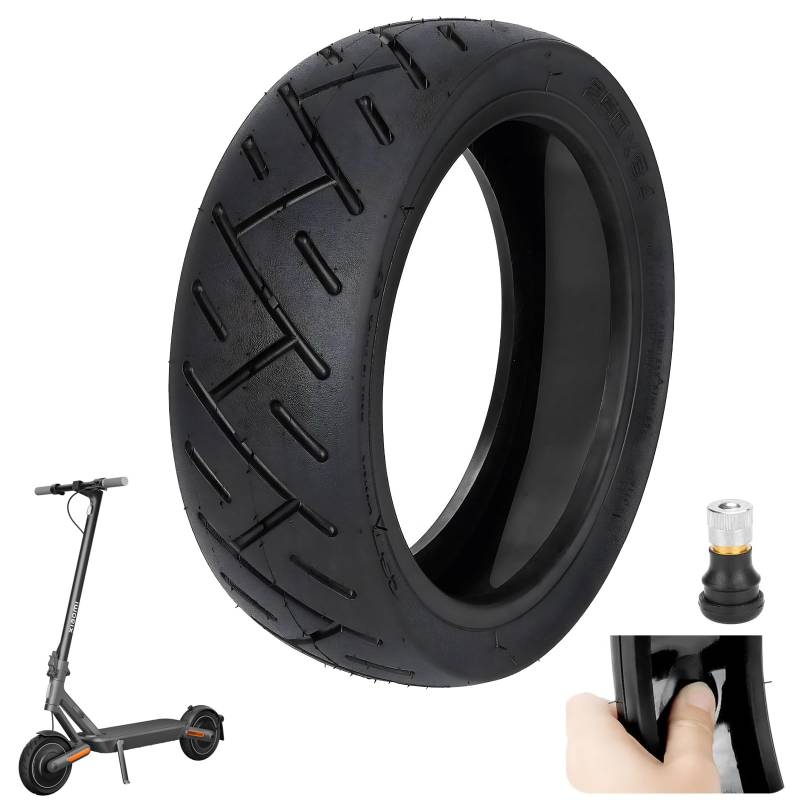 250x64 schlauchloser Reifen selbstreparierend - 10 Zoll Tubeless Reifen für für Xiaomi 4 ultra, Navee S65/S65C Elektro Scooter Ersatzreifen Zubehör von MGDC