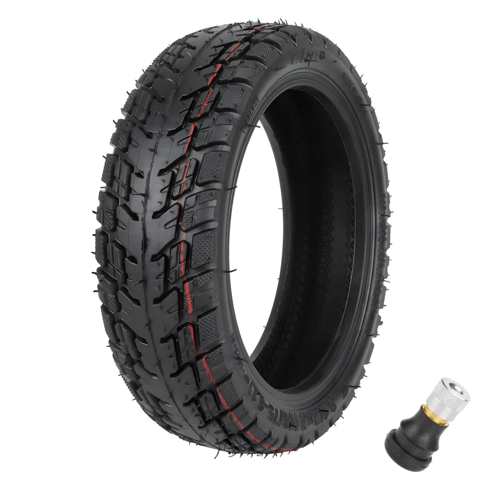 50/75-6,1 Offroad Reifen schlauchloser - 8,5 Zoll Offroad-Reifen für Xiaomi M365/Pro/Pro2/1S/Mi3/Essential Scooter, 8 1/2x2 Offroad-Reifen schlauchloser Ersatzräder von MGDC