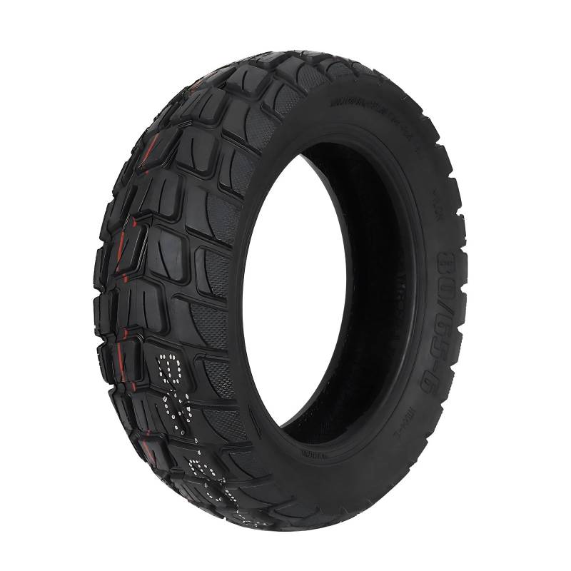 80/65-6 Elektroroller Off-road Reifen - 10 zoll Offroad Ersatzreifen für Kugoo M4 Pro Zero 10X, Abriebfest & Rutschfest für Verschiedene Straßen von MGDC