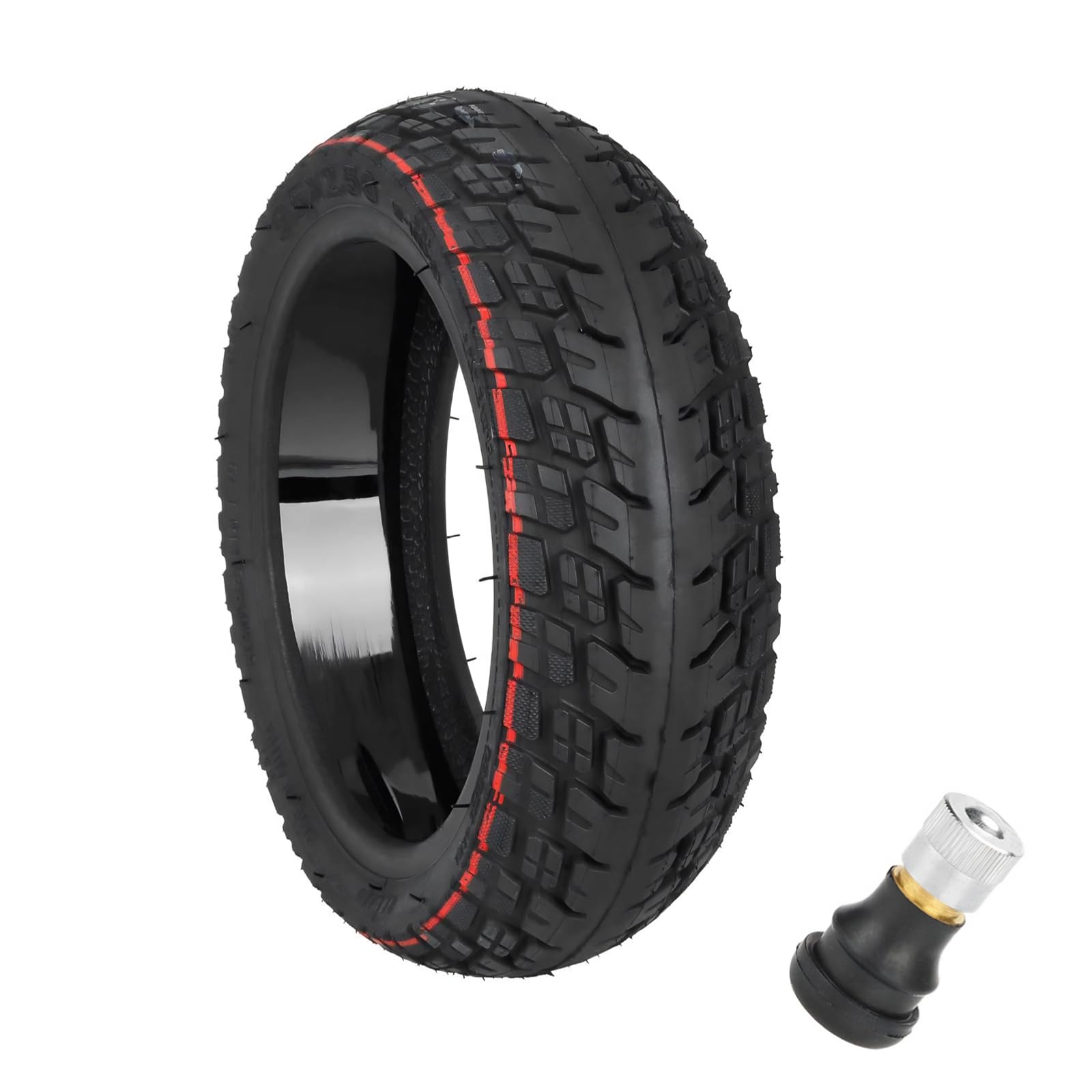 9,5 x 2,50 Tubeless Offroad Reifen Selbstreparierender - 9,5 Zoll Offroad Reifen schlauchloser Mit Ventil für Niu KQI3 Max/Pro/Sport Elektroroller Ersatzreifen von MGDC