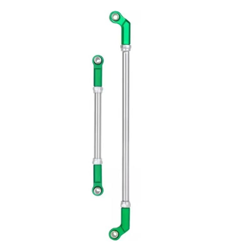 MGHGFYTAS Kompatibel Mit Axial Für SCX10 1/10 RC Autoteil Aluminiumlegierung Upgrade Stärkere Lenkstange Pull Rod Link Linkage(Green) von MGHGFYTAS