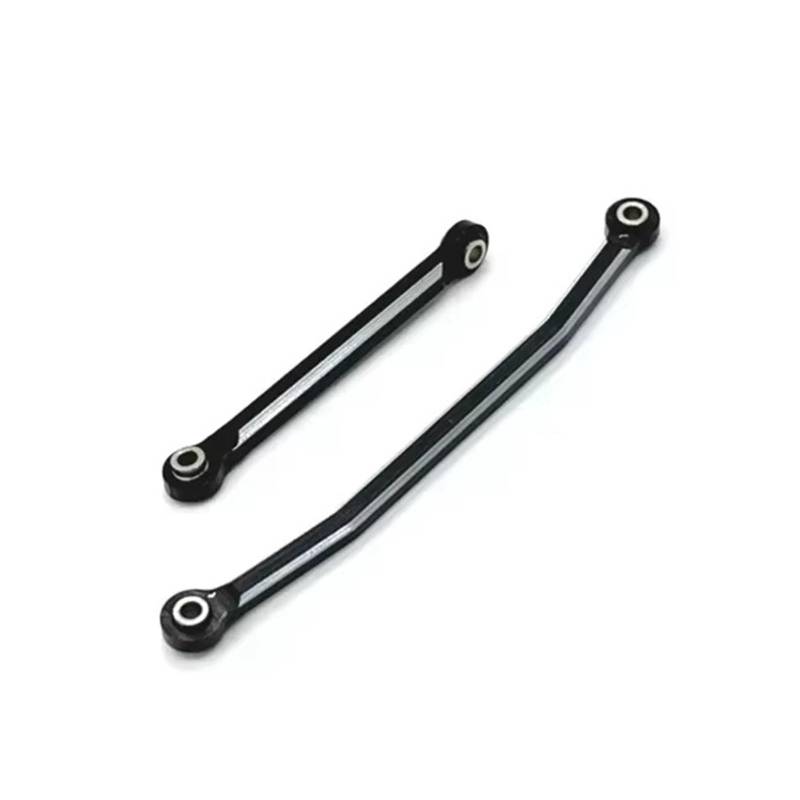 MGHGFYTAS Kompatibel Mit FMS Für FCX24 1/24 RC Crawler Auto Upgrades Teile Zubehör Metall Lenkstangen Lenkgestänge Verbindungsglied Pull Rod Link Linkage(Black) von MGHGFYTAS