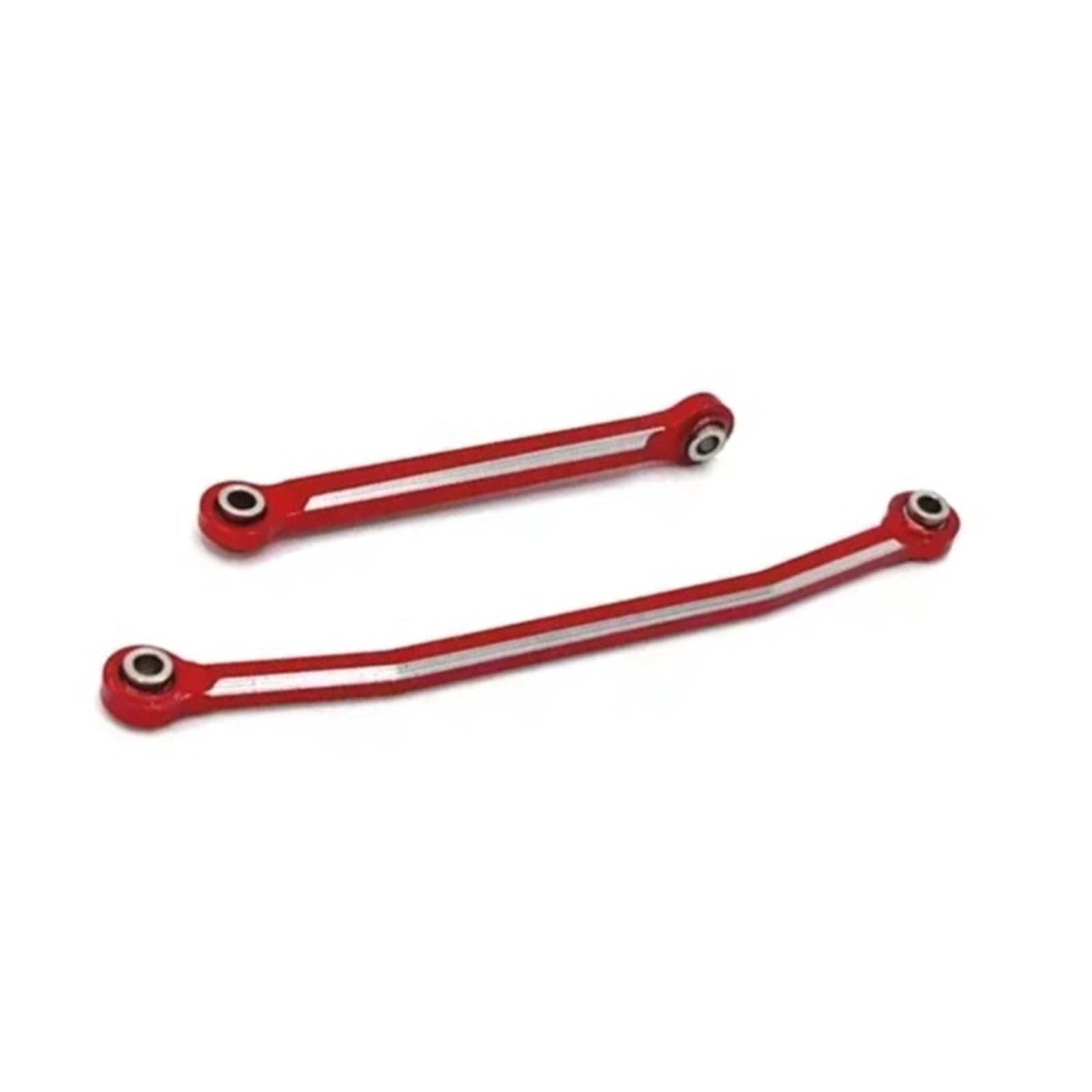 MGHGFYTAS Kompatibel Mit FMS Für FCX24 1/24 RC Crawler Auto Upgrades Teile Zubehör Metall Lenkstangen Lenkgestänge Verbindungsglied Pull Rod Link Linkage(Red) von MGHGFYTAS