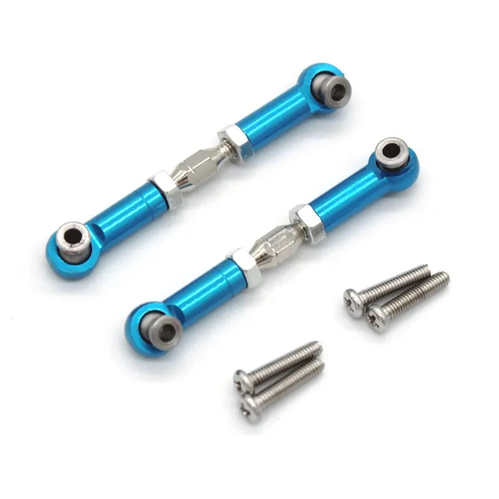 MGHGFYTAS Kompatibel Mit MJX 14210 14209 1/14 Fernbedienung Auto Metall Upgrade Teile Nachrüstung Lenkstange Pull Rod Link Linkage(Blue) von MGHGFYTAS