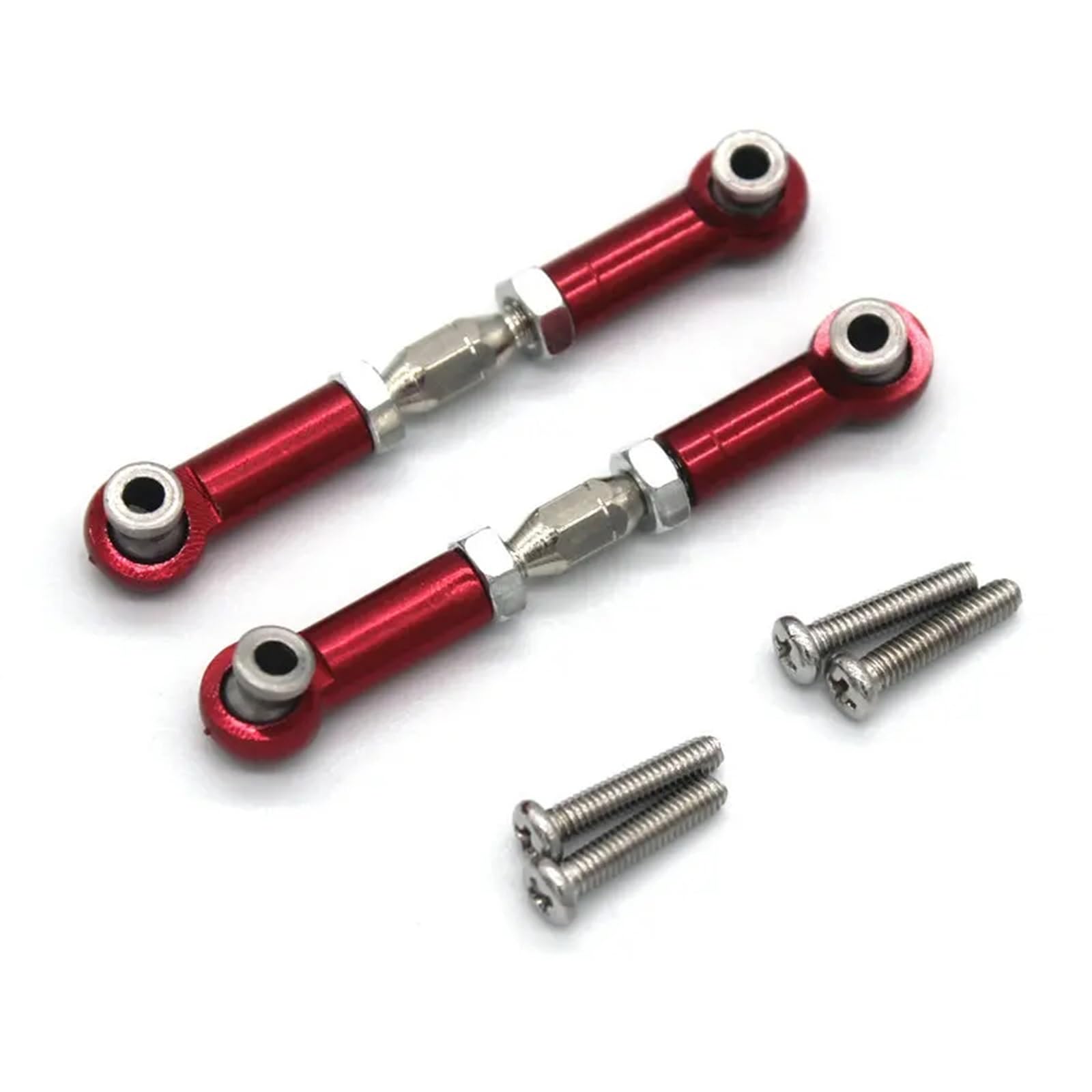 MGHGFYTAS Kompatibel Mit MJX 14210 14209 1/14 Fernbedienung Auto Metall Upgrade Teile Nachrüstung Lenkstange Pull Rod Link Linkage(Red) von MGHGFYTAS