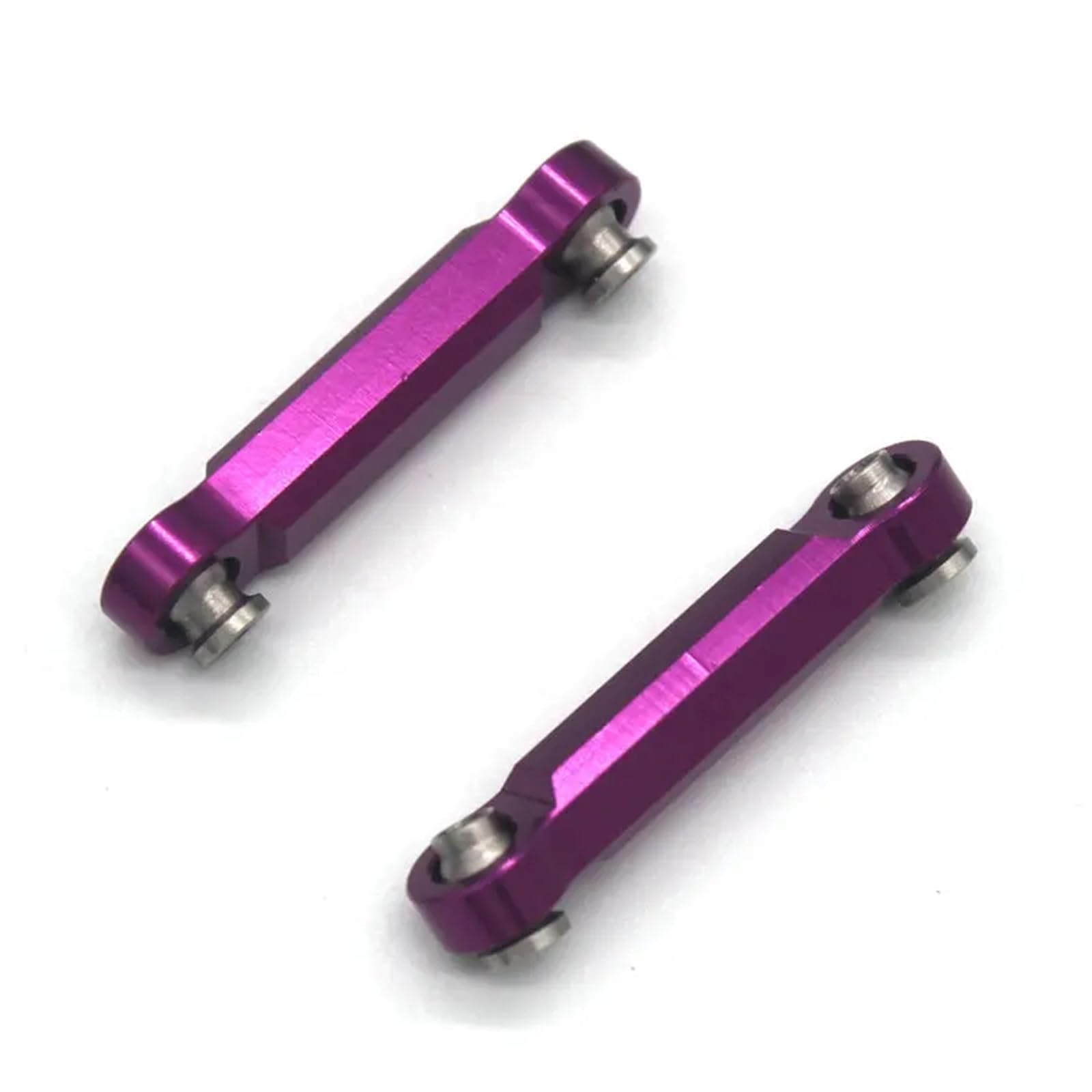 MGHGFYTAS Kompatibel Mit MJX 14301 14302 14303 4WD 1/14 Fernbedienung Auto Aluminium Upgrade Teile Zubehör Lenkstange Pull Rod Link Linkage(Purple) von MGHGFYTAS