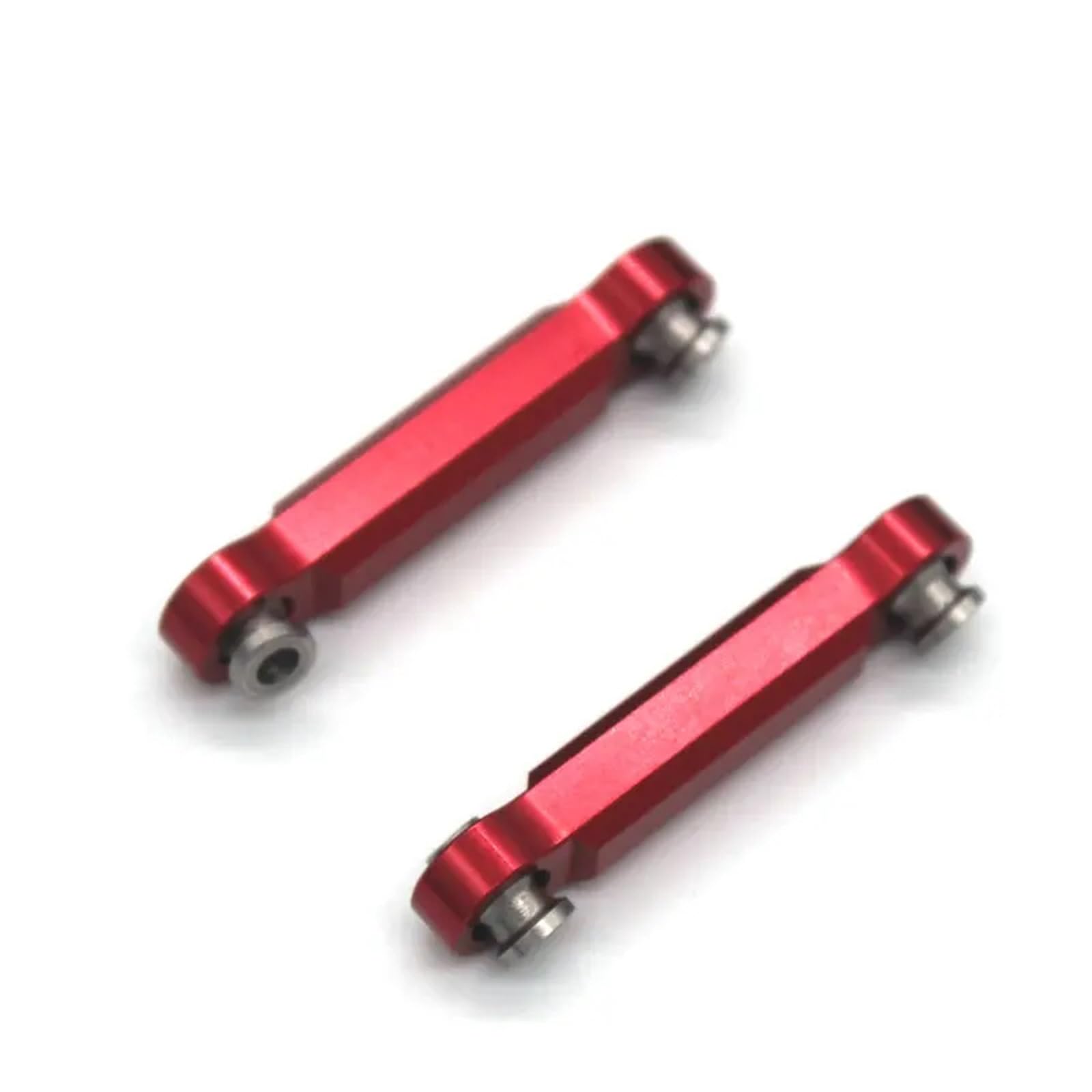 MGHGFYTAS Kompatibel Mit MJX 14301 14302 14303 4WD 1/14 Fernbedienung Auto Aluminium Upgrade Teile Zubehör Lenkstange Pull Rod Link Linkage(Red) von MGHGFYTAS