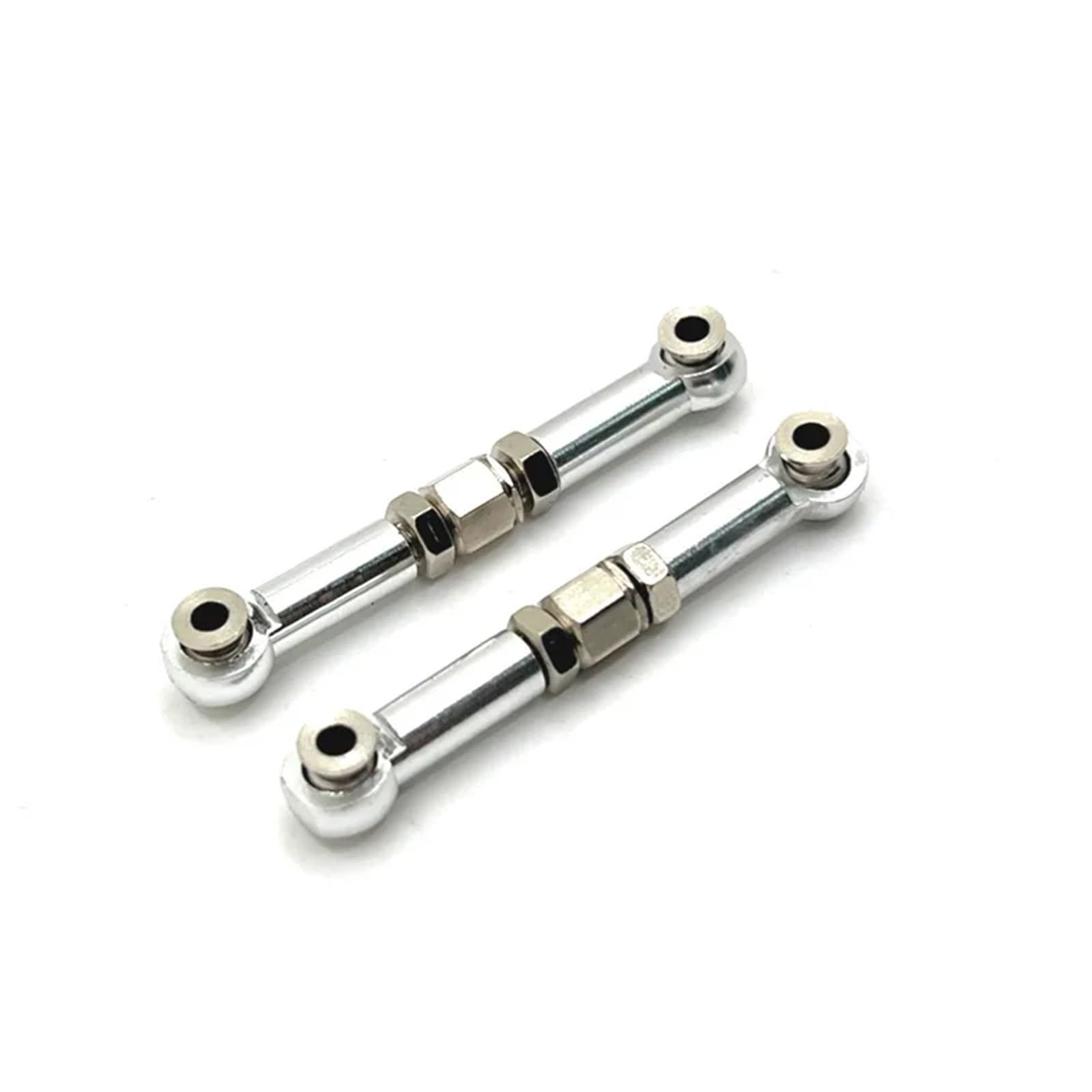 MGHGFYTAS Kompatibel Mit Mjx 16207 16208 16209 16210 1/16 RC Auto Metall Upgrade Zubehör Lenkstange Pull Rod Link Linkage(Silver) von MGHGFYTAS