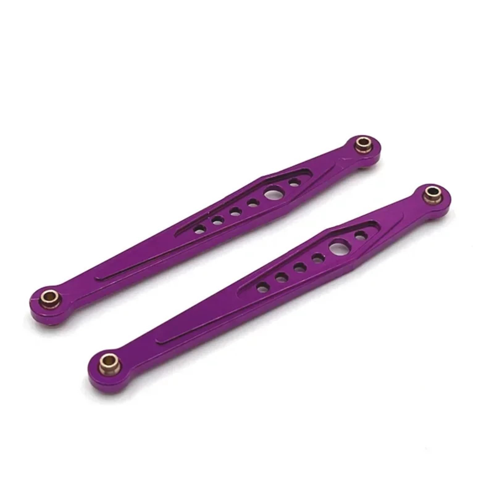 MGHGFYTAS Kompatibel Mit Wltoys 124006 12423 12427 12428 12429 1/12 RC Auto Metall Hecklenker Spurstange Upgrade Teile Zubehör Pull Rod Link Linkage(Purple) von MGHGFYTAS