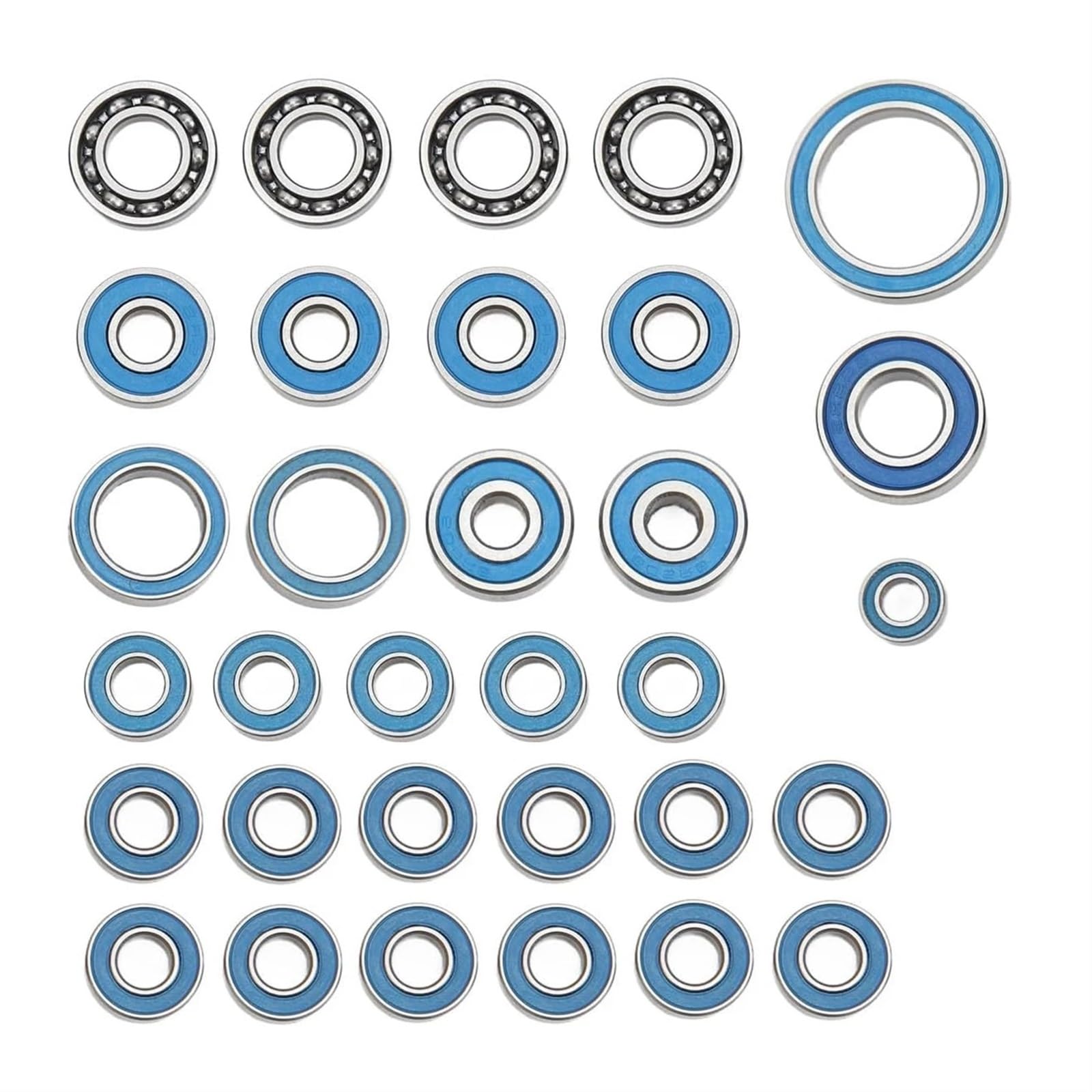 MGHGFYTAS Kugellager Kompatibel Mit Axial Für Capra Für UTB10 4WD 4WS 1/10 RC Crawler Auto Upgrade Teile Zubehör 32PCS Gummi Abgedichtet Kugellager Kit von MGHGFYTAS