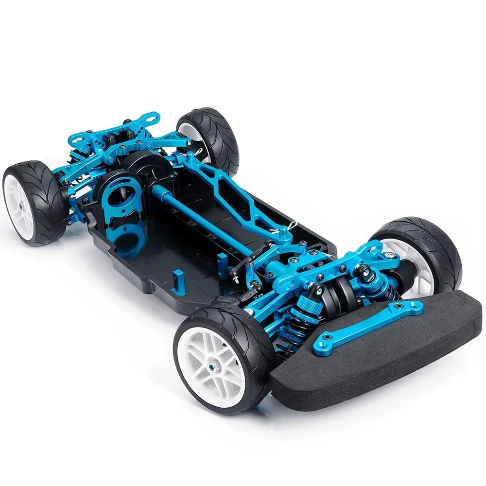 MGHGFYTAS RC Auto Zubehör Kompatibel Mit Tamiya Für TT02 1/10 RC Car Upgrade-Teile Ersatzzubehör Metall Und Kunststoff Für Chassis-Rahmen-Montageset von MGHGFYTAS