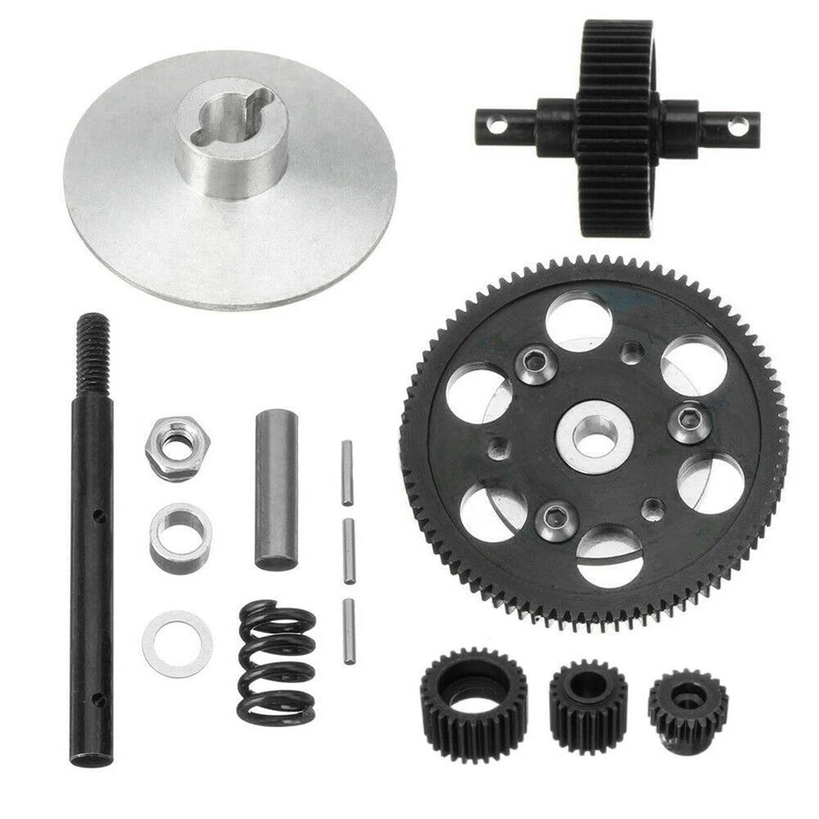 MGHGFYTAS RC Getriebe Box Kompatibel Mit Axial SCX10 Metallgetriebe-Getriebesatz 1/10 Fernbedienung Für Kletterauto-Upgrade-Zubehör von MGHGFYTAS