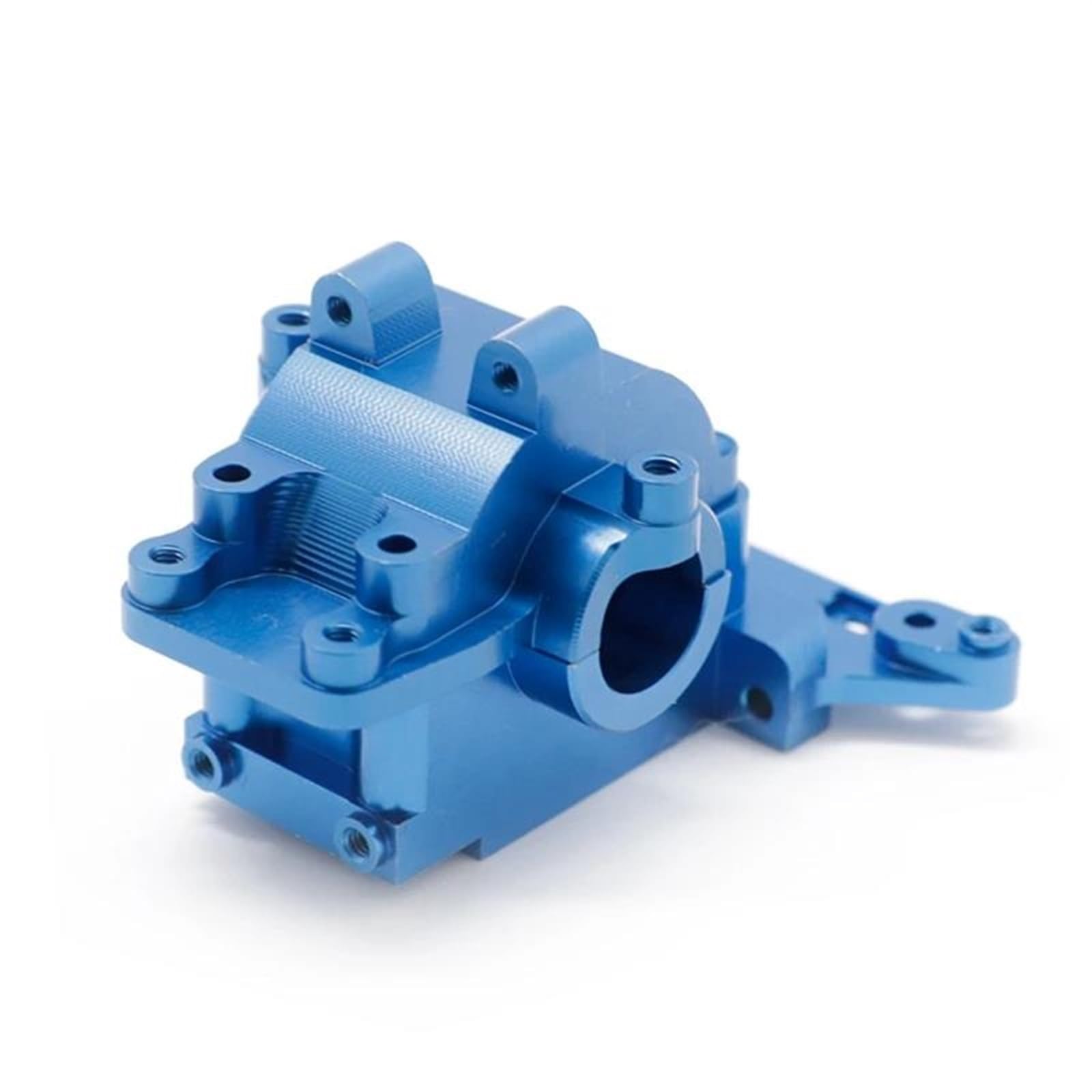 MGHGFYTAS RC Getriebe Box Kompatibel Mit Für traxxas Für Latrax Für Teton Für Desert Für Prerunner Für SST 1/18 RC-Autoteile, Metallgetriebegehäuse Vorne Hinten(Blue) von MGHGFYTAS