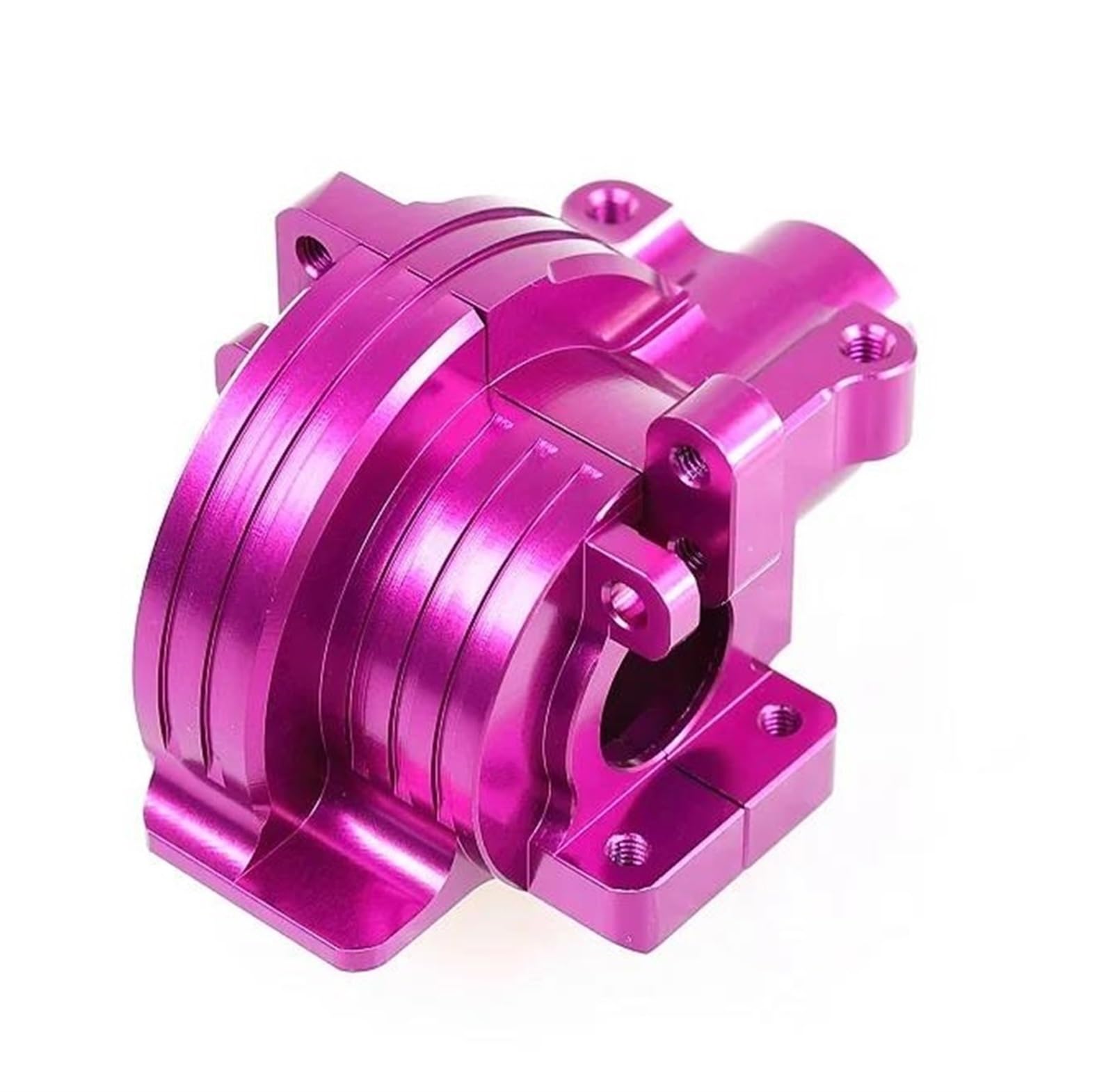 MGHGFYTAS RC Getriebe Box Kompatibel Mit HPI RS4 III CNC-Aluminium-Getriebegehäuse, 1/10 RC-Auto-Upgrade-Teile, Getriebegehäuse, Ersatzzubehör(Purple) von MGHGFYTAS