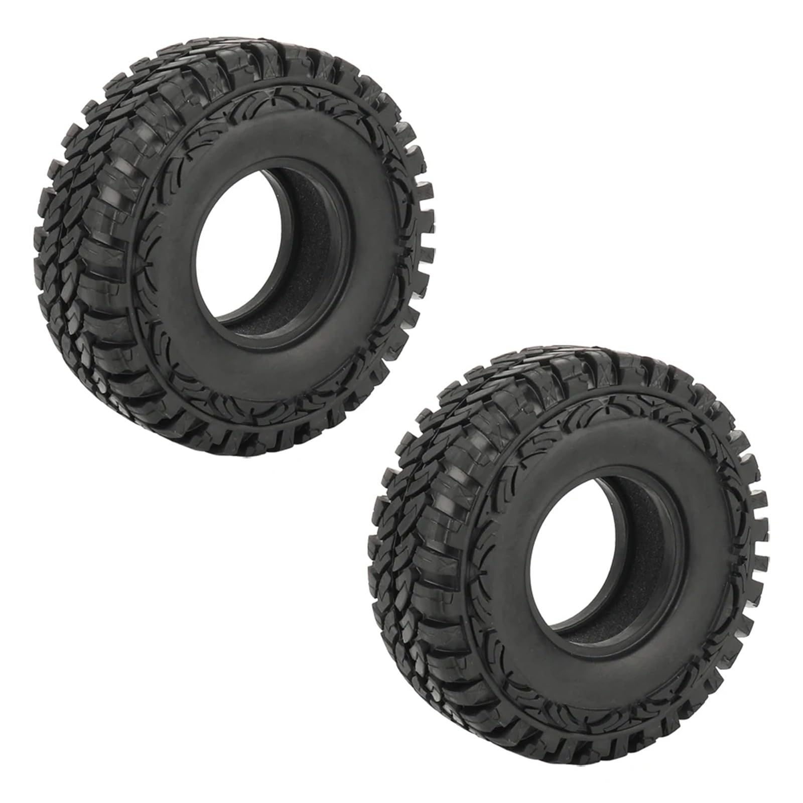 MGHGFYTAS RC Reifen Kompatibel Mit AXIAL SCX10 II III Für Capra Für Jeep Für Wrangler 1,9 Zoll Rock Crawler Reifen 114 MM Reifen 1/2/4 Stück FÜR 1/10 RC Auto(2pcs) von MGHGFYTAS