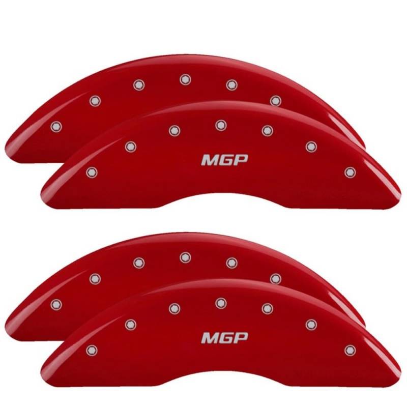 MGP Caliper Covers MGP Bremssattel 51011SMGPRD MGP, Rot/Silber von MGP Caliper Covers