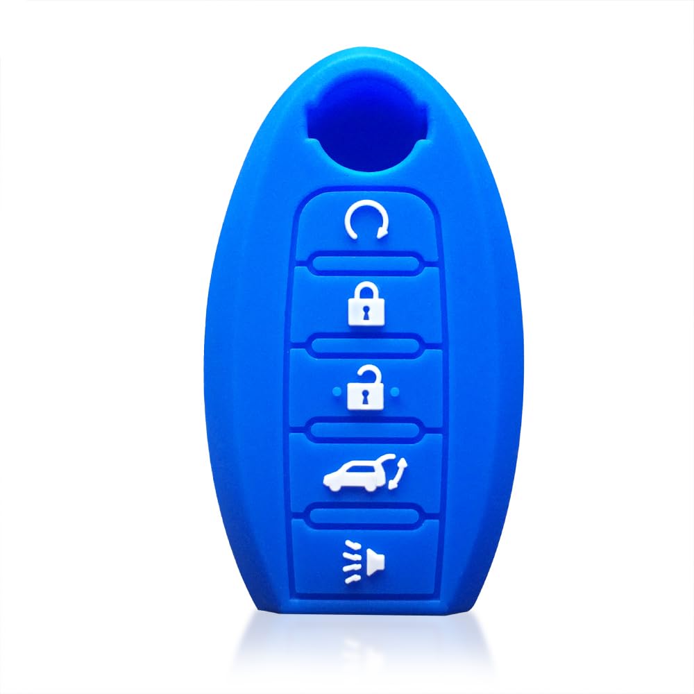 Silikon Auto Smart Fernbedienung fob Abdeckung für Nissan Altima Pathfinder Murano Versa Sentra Maxima Rogue (Blue) von MGbeauty