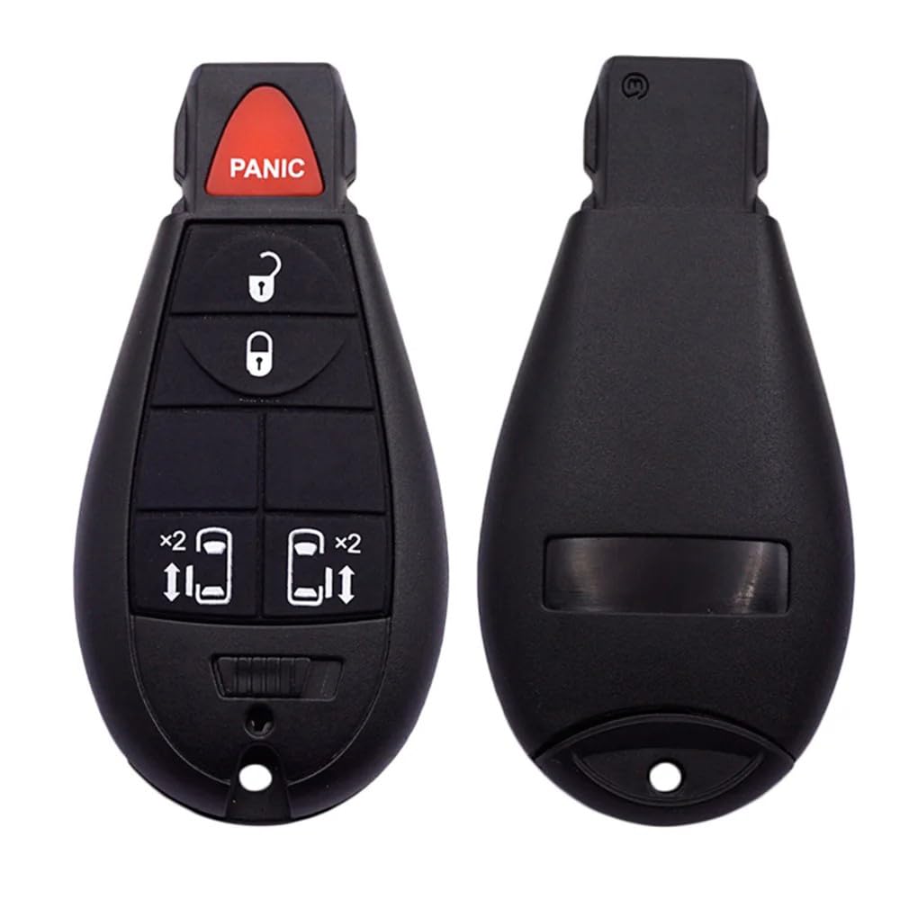 Silikon Auto Smart Fob Abdeckung für Jeep Cherokee Renegade Compass Dodge Grand Caravan (Black) von MGbeauty