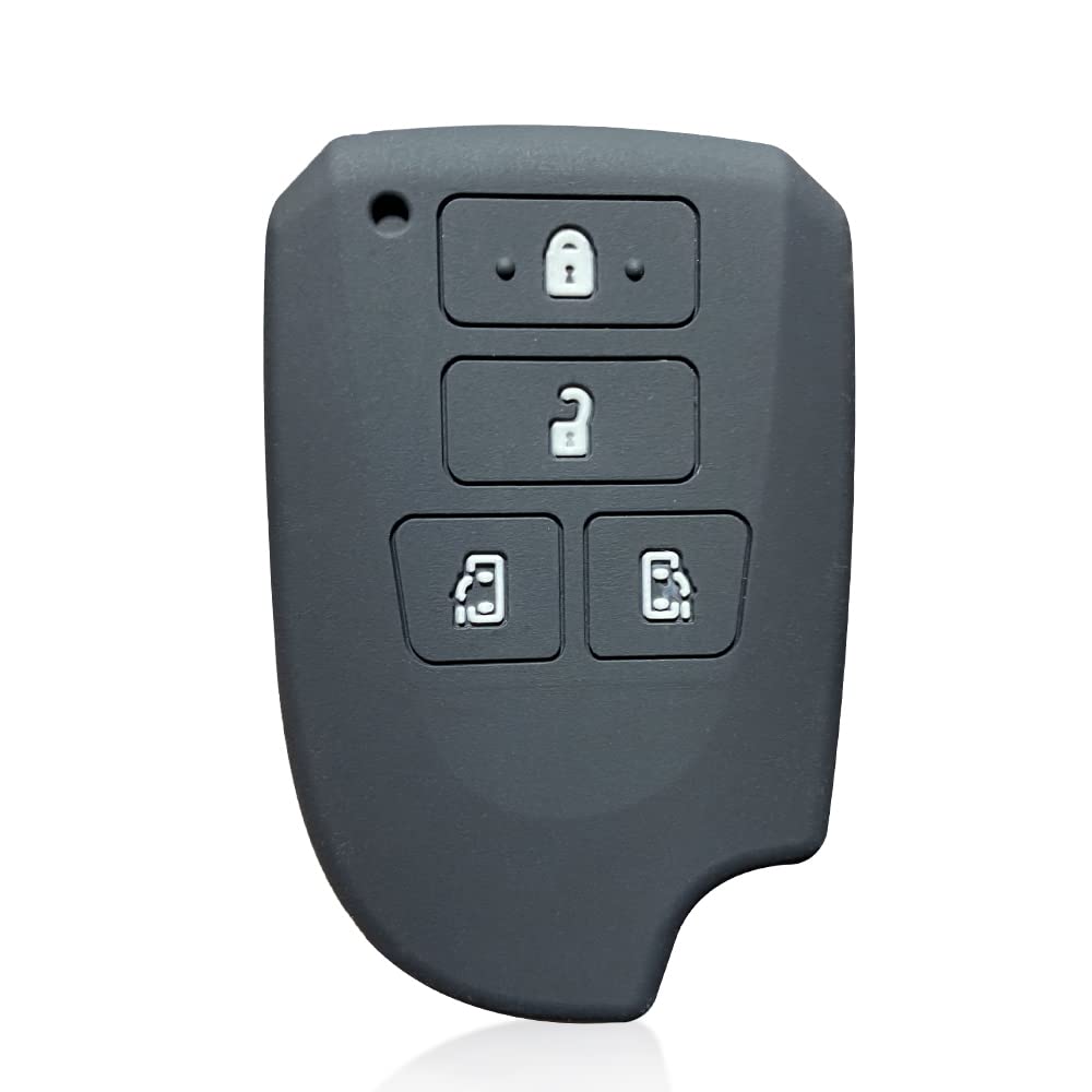 Silikon Auto Smart Remote FOB Gehäuseschutz für Toyota Vios Yaris (Black) von MGbeauty