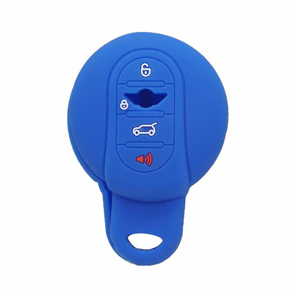 Silikon Auto Smart Remote Fob Abdeckung für BMW Mini Vision Next100 Mini Beachcomber Mini PACEMAN Mini Coupe (Blue) von MGbeauty