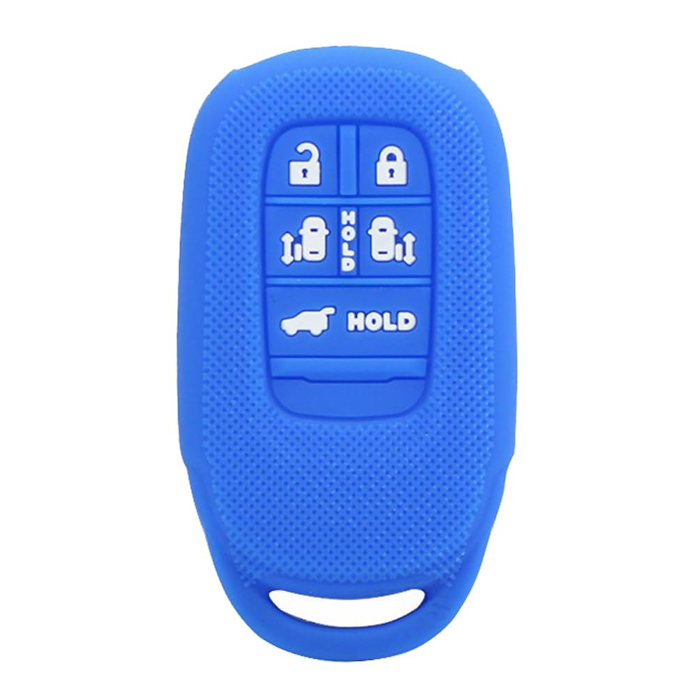 Silikon Auto Smart Remote Fob Abdeckung für Honda Odyssey Elysion SPIRIOR NS2 Hatchback VEZEL ZR-V CRV (Blue) von MGbeauty