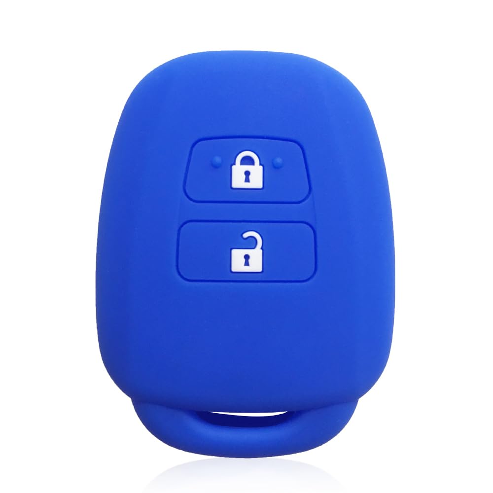 Silikon Auto Smart Remote Fob Abdeckung für Toyota Corolla Levin Crown Reiz Camry Avalon RAV4 (Blue) von MGbeauty