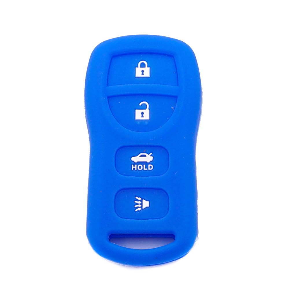 Silikon Keyless Entry Fernbedienung Fob Abdeckung für Nissan SYLPHY Qashqai LIVINA (Blue) von MGbeauty