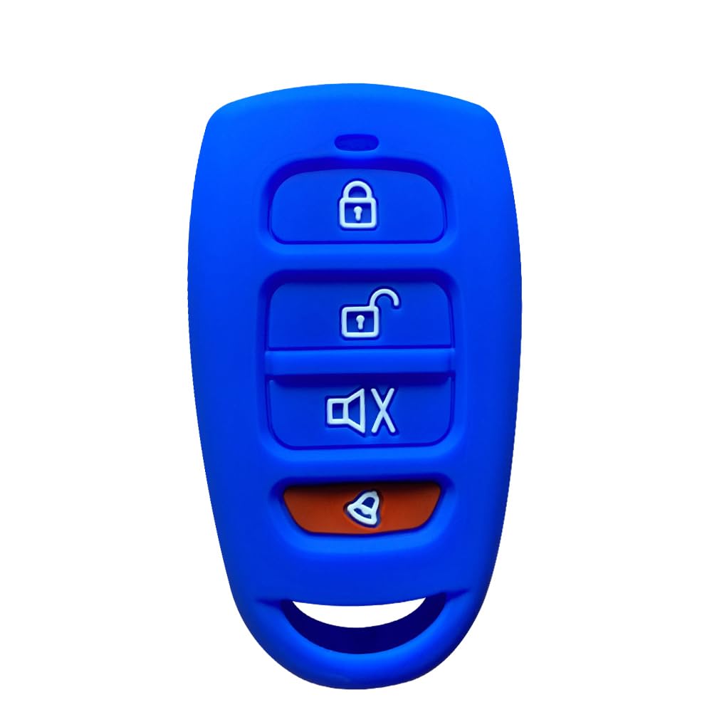 Silikon Keyless Entry Fernbedienung Schlüsselanhänger Abdeckung für Kia sportageR Carnival Forte KX3 KX Cross K2 Rio (Blue) von MGbeauty