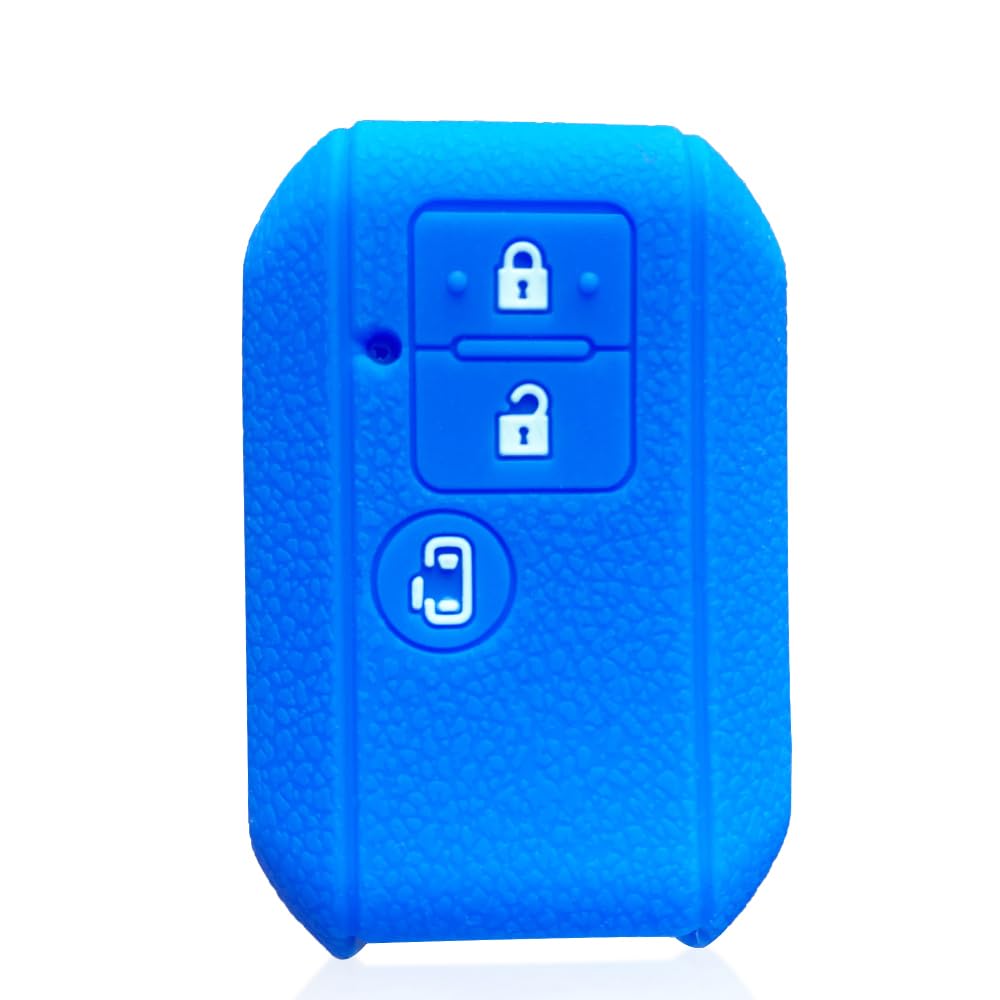 Silikon Protector Case Schlüsselanhänger-Abdeckung für Suzuki Wagon Swift Alivio SX4 S-Cross Vitara Splash (Blue) von MGbeauty