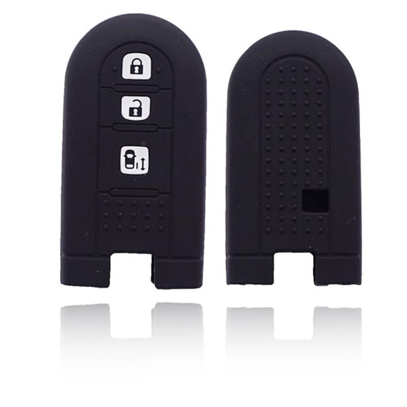 Silikon Smart Auto Remote Fob Abdeckung für Toyota Daihatsu TantoLA600S 150S 800S (Black) von MGbeauty