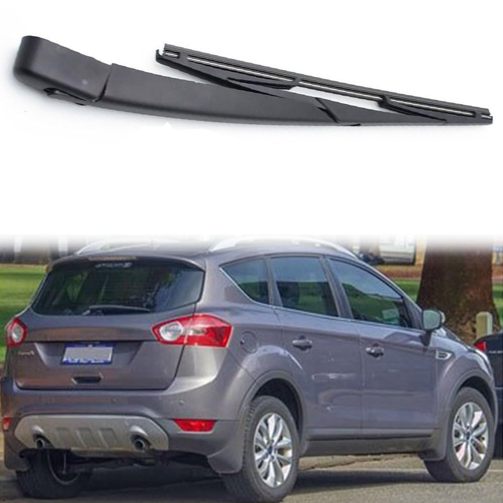 Heckwischerarm Heckscheibenwischer für ford kuga mk1 2008-2011, Hinterer Scheibenwischerarm und Blatt Set Gummi Reinigungsfenster Ersatzteile von MHART