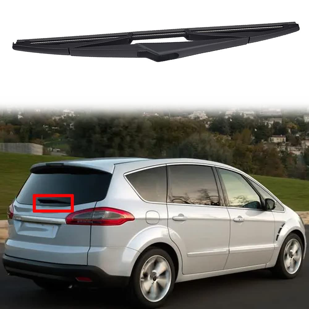 Scheibenwischer Hinten für Ford S-Max 2009 2010 2011 2012 2013 2014, Heckscheiben Wischer Gummi Reinigungsfenster Ersatzteile von MHART