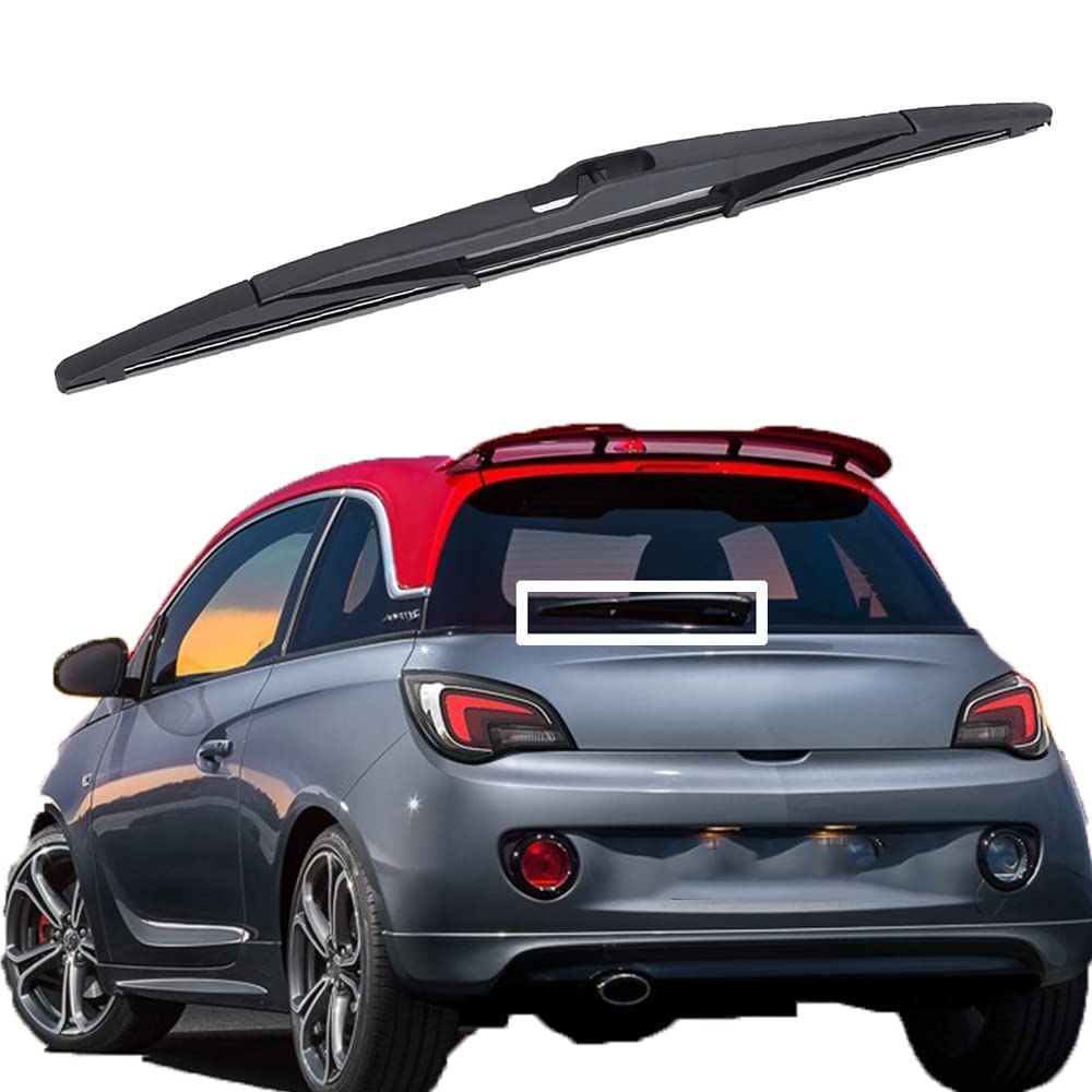 Scheibenwischer Hinten für Opel Adam 2012 2013 2014 2015 2016 2017 2018 2019, Heckscheiben Wischer Gummi Reinigungsfenster Ersatzteile von MHART