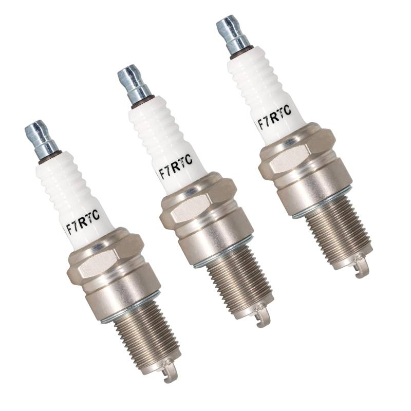 3 Stück zündkerze F7RTC für 995/WR6DC 7900/WR7DC, für RN9YC RN10YC RN11YC Zündkerze, für 3047/W20EPR-U/VW20, für MTD 951-10292 751-10292 TORCH 131-039 von MHMondawn