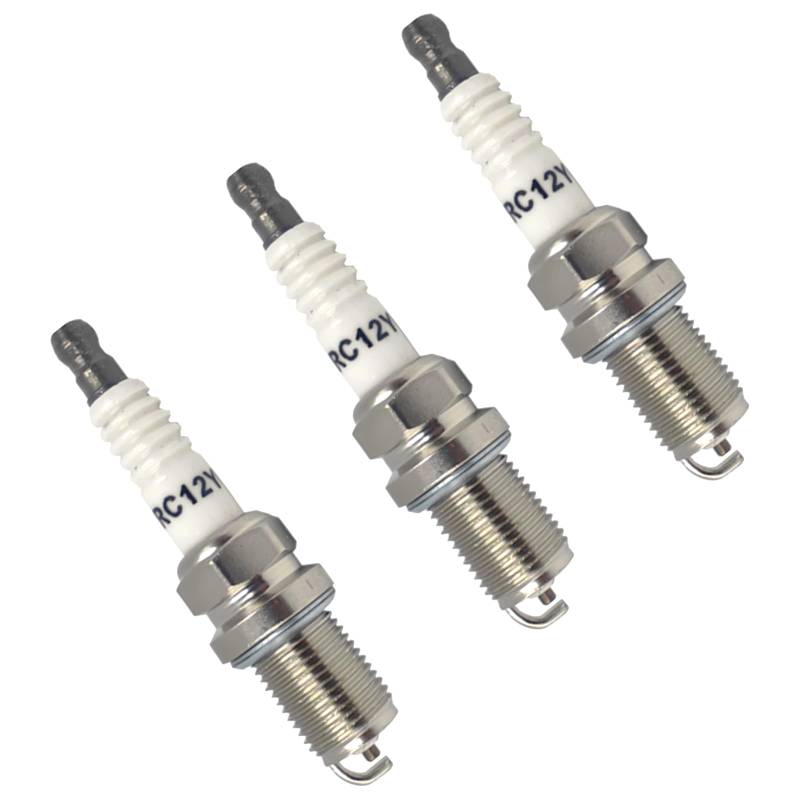 MHMondawn RC12YC Spark Plugs for John Deere M78543, M87543, RC12YC Engine(Pack of 3) von MHMondawn