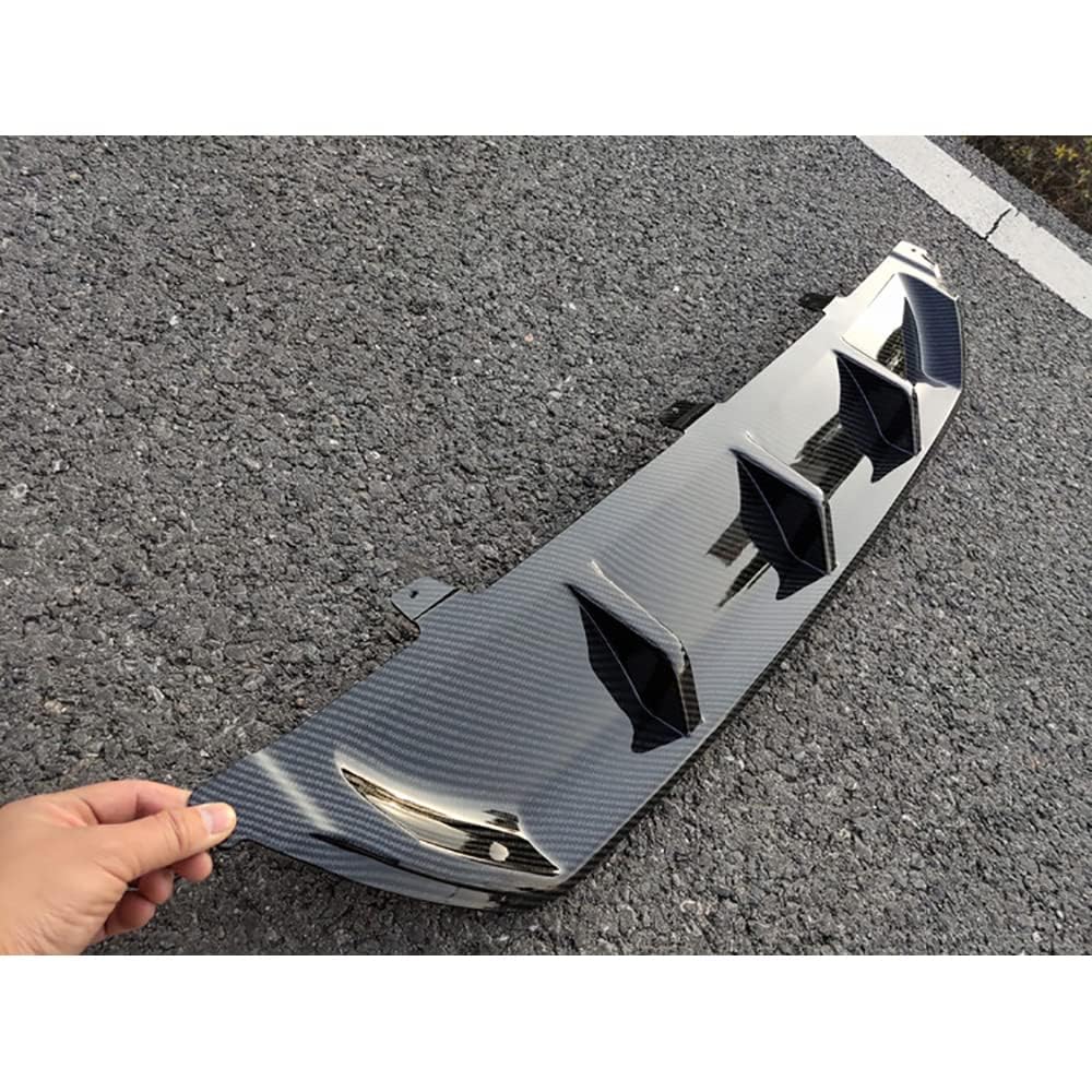 Auto Heckspoiler für VW Passat B8 2017-2019,Kofferraumspoiler Schwanz Spoiler Flügel Heckflügel Dekoration Zubehör,Carbon Fiber Look von MHOZLHY