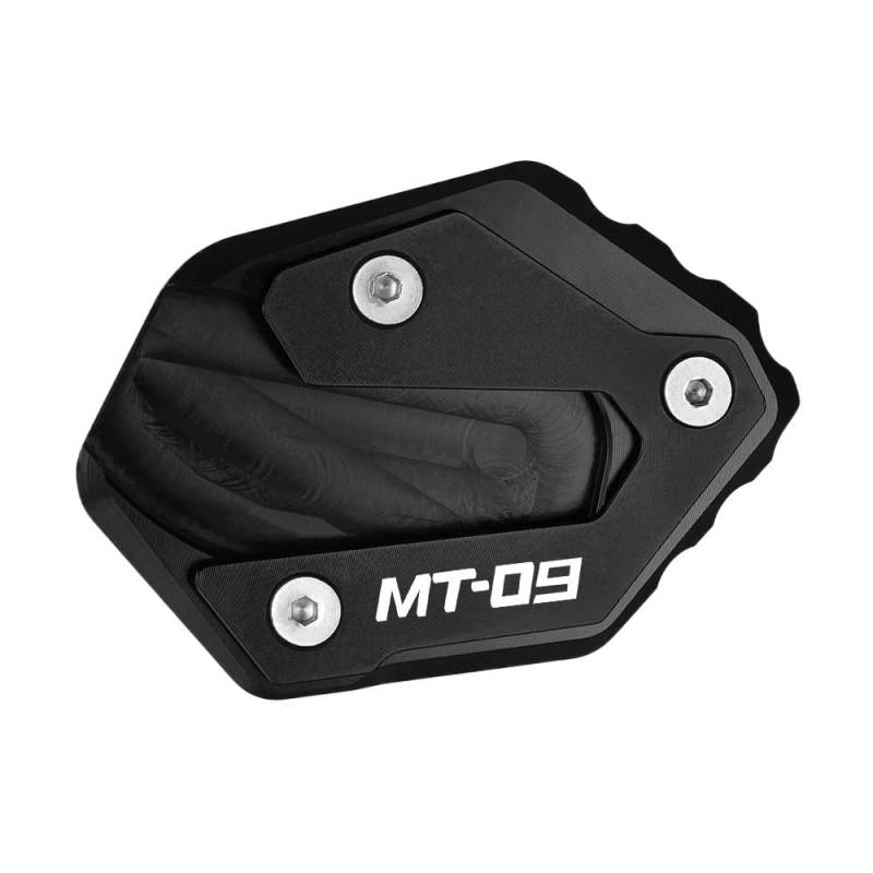 Fuß-Verbreiterung Ständer Platte Motorrad MT09 Für TRACER Seite Stehen Vergrößern Verlängerung Platte Unterstützung Pad Für Ya&maha MT-09Tracer MT 09 2014-2019 2020 2021 2022 2023 Fußplattenpolster von MHTGD