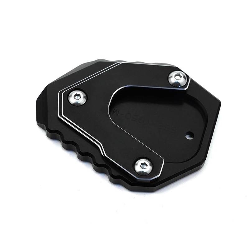 MHTGD Fuß-Verbreiterung Ständer Platte Für 500 R 650 DS 500DS 500R 650DS Motorräder Zubehör Seitenständer Vergrößerungsplatte Kickstand Extension Pad Schlüsselanhänger Fußplattenpolster von MHTGD