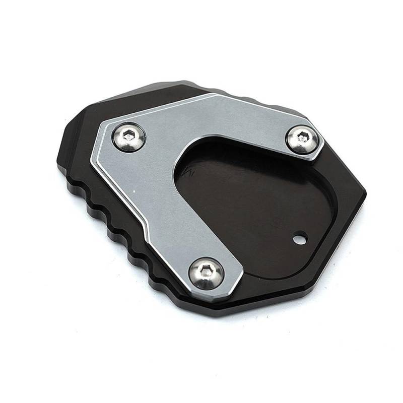 MHTGD Fuß-Verbreiterung Ständer Platte Für 500 R 650 DS 500DS 500R 650DS Motorräder Zubehör Seitenständer Vergrößerungsplatte Kickstand Extension Pad Schlüsselanhänger Fußplattenpolster von MHTGD