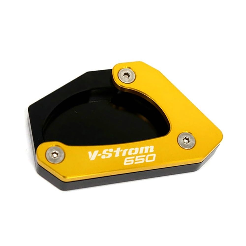 MHTGD Fuß-Verbreiterung Ständer Platte Für Su&zuki DL650 Für V-Strom 650 VS&trom 2004-2022 Motorrad CNC Kickstand Fuß Seite Stehen Verlängerung Pad Unterstützung Platte Vergrößern Fußplattenpolster von MHTGD